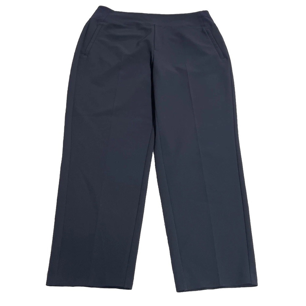 Athleta Endless High Rise Pants Navy Blue Stretch Pockets Women's Size‎ 14 - Picture 8 of 14